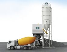 XCMG Official Small Mobile Concrete Batching Plant 40m3 HZS40VY Portable Concrete  Plant for Sale